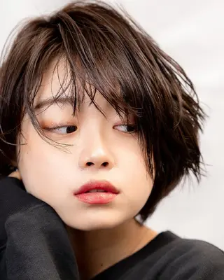 ショート カラー パーマ 松尾 泰伸のヘアスタイル