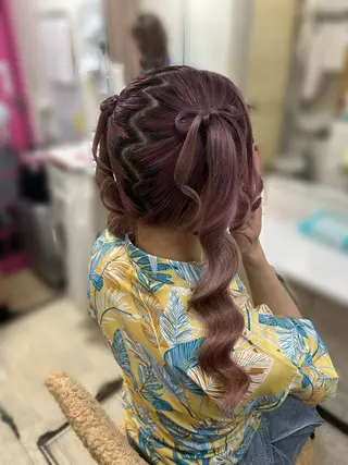 ヘアアレンジ へアセット/心斎橋 支持率No.1✨🌈のヘアスタイル