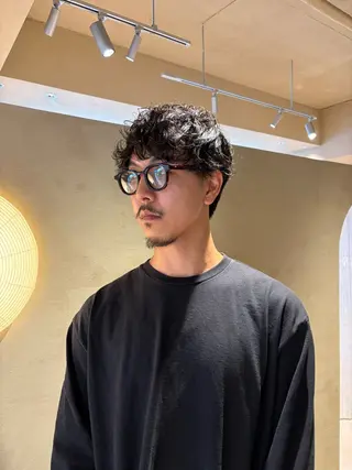 パーマ メンズ 中目黒 akaneのヘアスタイル