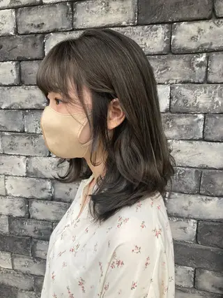セミロング カラー ✂️似合わせの魔術師 石田一樹✂️のヘアスタイル