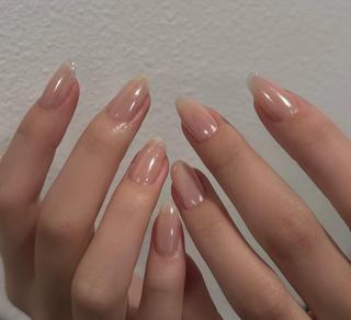 ネイル By moonネイル 🌷ワンホン/韓国風のネイルデザイン