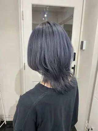 セミロング カラー 楓🦋韓国系レイヤー / 透明感カラー🤍のヘアスタイル