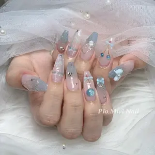 ネイル HANA 長さだしのネイルデザイン