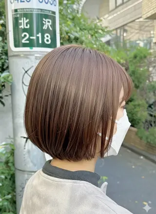 ショート カラー ショート/ボブ /髪質改善/内山翔太のヘアスタイル