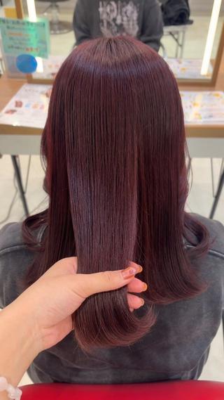 セミロング カラー 暖色カラー/アレンジ 🌺URUHA🌺のヘアスタイル