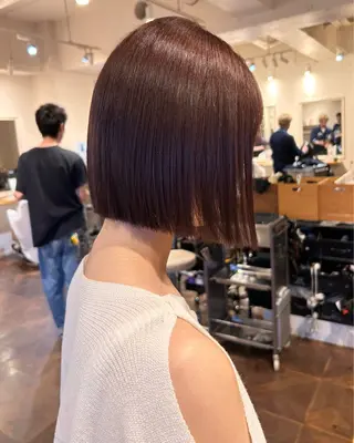 ショート あべ しおりのヘアスタイル