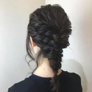 ヘアアレンジ 広がり、まとまらない お悩み改善/ 中田のヘアスタイル