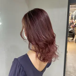 セミロング カラー パーマ ヘアアレンジ 🤍透明感カラー🤍 Ryujiのヘアスタイル