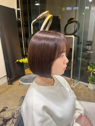 ショート カラー ナチュラル大人っぽい スタイル MAORIのヘアスタイル