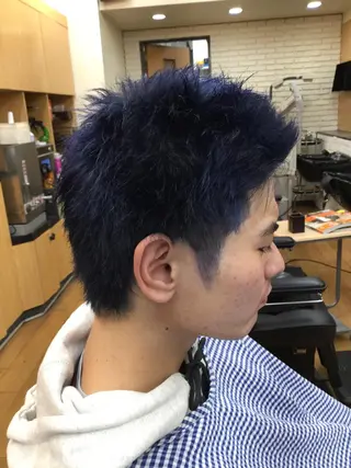 ショート カラー 【癒しのバーバー】 小野寺のヘアスタイル