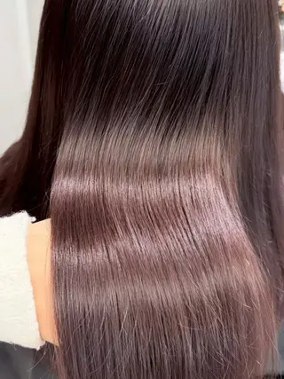 カラー セミロング 盛れ🎀韓国ヘア 美艶🇰🇷なるみのヘアスタイル