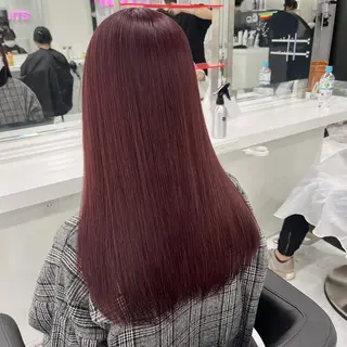 カラー ロング 🌹韓国×愛され暖色 渋谷🌹🍒のヘアスタイル