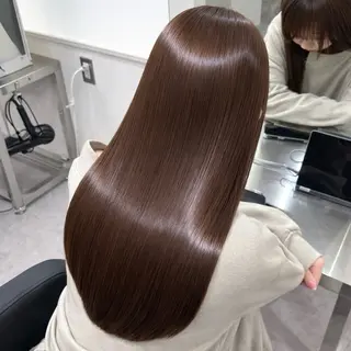 セミロング 🕊️ナチュラル盛れ 韓国風艶髪/マホ🫧のヘアスタイル