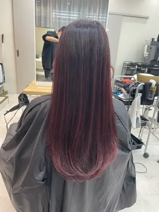 セミロング カラー 透明感カラー⭐️ Takumaのヘアスタイル