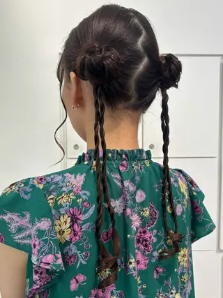 ヘアアレンジ ブリーチ/デザイン 🎀Kanoのヘアスタイル