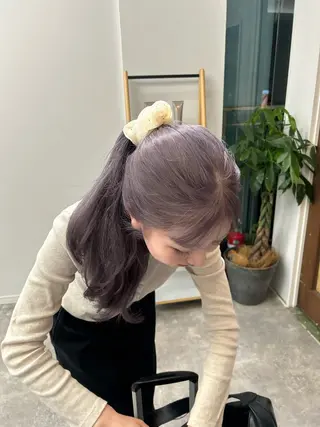 ロング カラー 金澤 希空のヘアスタイル