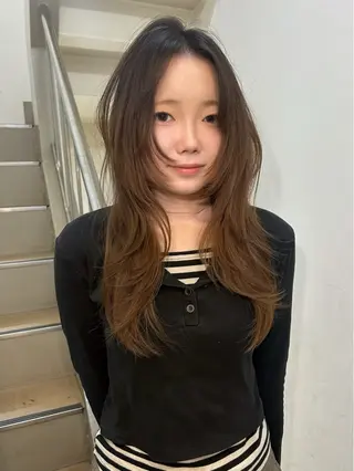 ロング hair&eye🎀 /momoKaのヘアスタイル