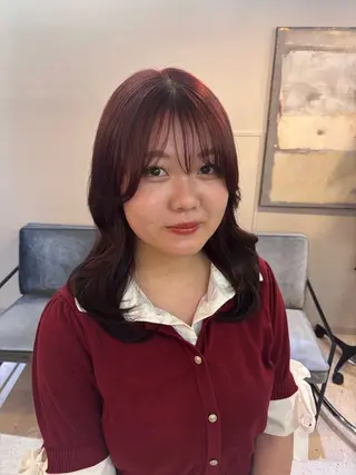 ミディアム カラー The Ect Q'n🍑MOMOのヘアスタイル