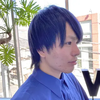 ショート カラー ヘアアレンジ メンズ 【ダメージレス施術】 【透明感】北村 拓也のヘアスタイル