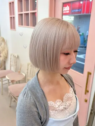 ショート 韓国ヘア🎀マイカ| 新大久保のヘアスタイル