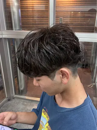 ショート パーマ メンズ 💈メンズパーマ特化 💈颯太のヘアスタイル