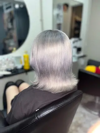 ショート カラー 艶髪ハイトーン💎 Rukumoのヘアスタイル