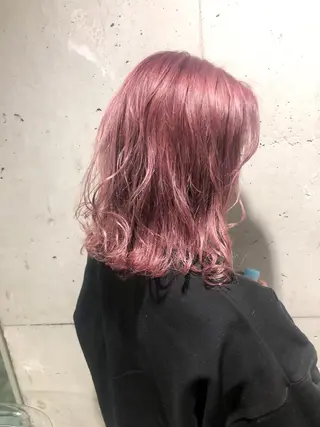 セミロング カラー パーマ ヘアアレンジ メンズ キッズ ネイル マツエク・マツパ 当日予約⭕️ Rene’のヘアスタイル