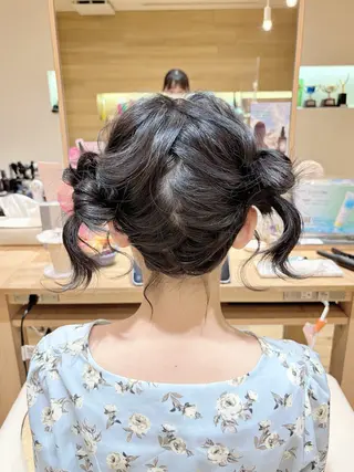 ショート ヘアアレンジ 大会出場に向け予約 縮小中🙇東美杏のヘアスタイル
