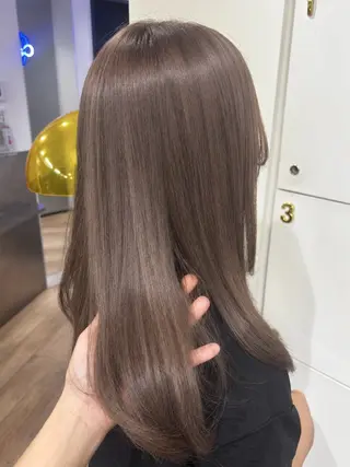 セミロング ブリーチ/ダブルカラ ー🍀mizukiのヘアスタイル