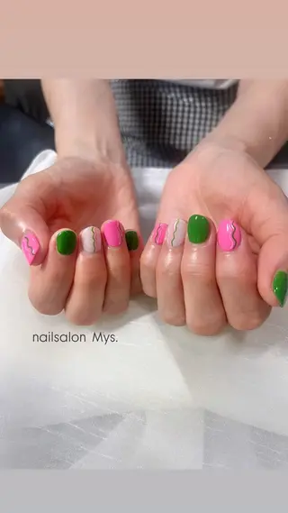 ネイル Mys. 松本結衣のネイルデザイン
