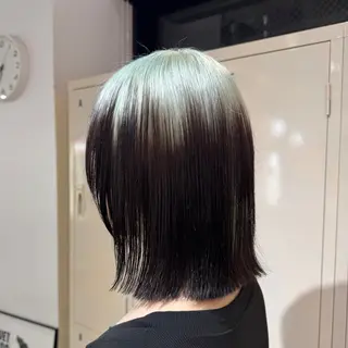 ミディアム 艶髪ハイトーン× ボブ🥣アイネのヘアスタイル