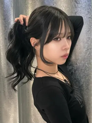 ロング Mimi♡/透明感 /ワンホンレイヤーのヘアスタイル