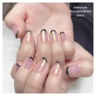 ミディアム ネイル 🐾enen style 🐾のネイルデザイン