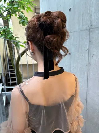 セミロング ヘアアレンジ yuuna/ ハッシュカット🎀のヘアスタイル