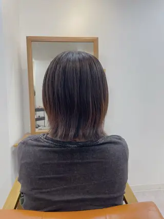 ミディアム lore 中村かれんのヘアスタイル