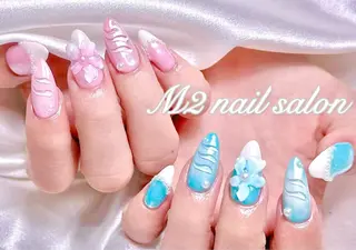 ネイル 長さだし専門店 M2 rikaのネイルデザイン