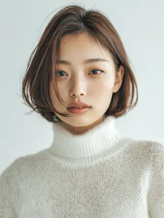 ミディアム ku-to WAKABAのヘアスタイル
