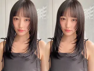 セミロング カラー レイヤー×髪質改善✨ 渋谷/佐藤侑哉のヘアスタイル