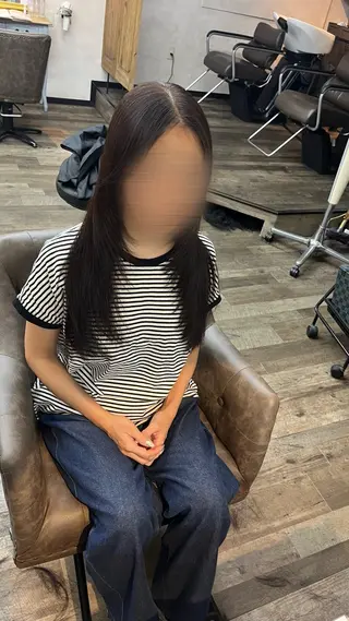 ロング カラー メンズカットモデル 募集中🫧吉田陽菜のヘアスタイル