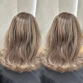 ミディアム カラー ✨NOAHLNOVA レイヤー・カラー✨のヘアスタイル