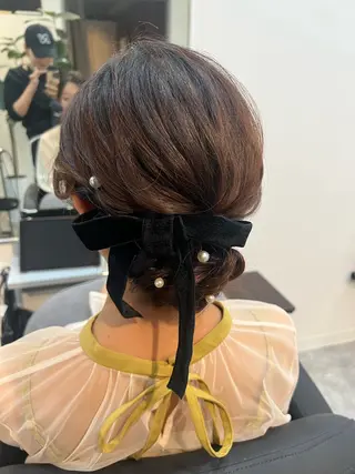 ヘアアレンジ ヘアメイクネイリスト hidemi中目黒のヘアスタイル