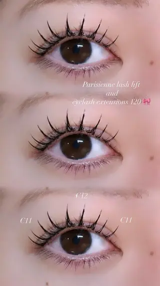 マツエク・マツパ 🤍まつげパーマ/ マツエク/アイリ💚のマツエク・マツパデザイン