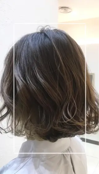 ミディアム 縮毛矯正/髪質改善/ 艶髪ササキナツミのヘアスタイル