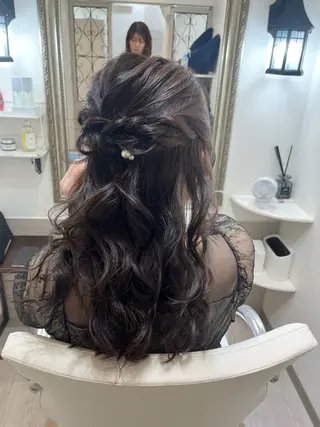 ロング 🎀 ヘアセット 縮毛矯正/ハルナ🎀のヘアスタイル
