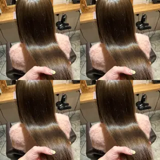 ロング カラー レイヤー/酸性 縮毛矯正🇰🇷早坂のヘアスタイル