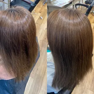 ミディアム カラー 夜23時まで予約🉑 reverieあきらのヘアスタイル