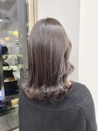 ロング カラー パーマ ヘアアレンジ メンズ キッズ ネイル マツエク・マツパ 上品＆韓国風 🥀海心🥀のヘアスタイル