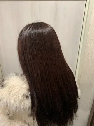 ロング カラー 山本 優音のヘアスタイル