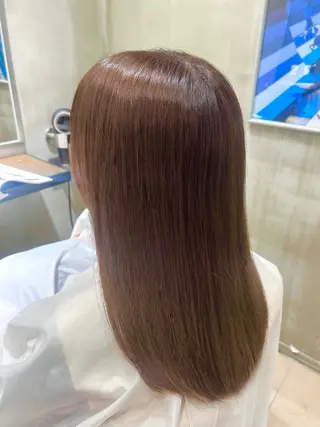 セミロング 当日OK◎艶カラー /木下ゆりえ🌸のヘアスタイル