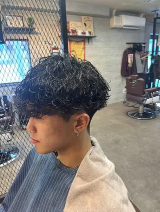 パーマ メンズ 木村 陽輝のヘアスタイル